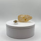 Sterling Silver Ring with Oval Imperial Topaz – Subtle Golden Glow - Size 9.5