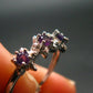 Natural Faceted Rich Purple Color Amethyst Ring - 1.55 Grams - Size adjustable