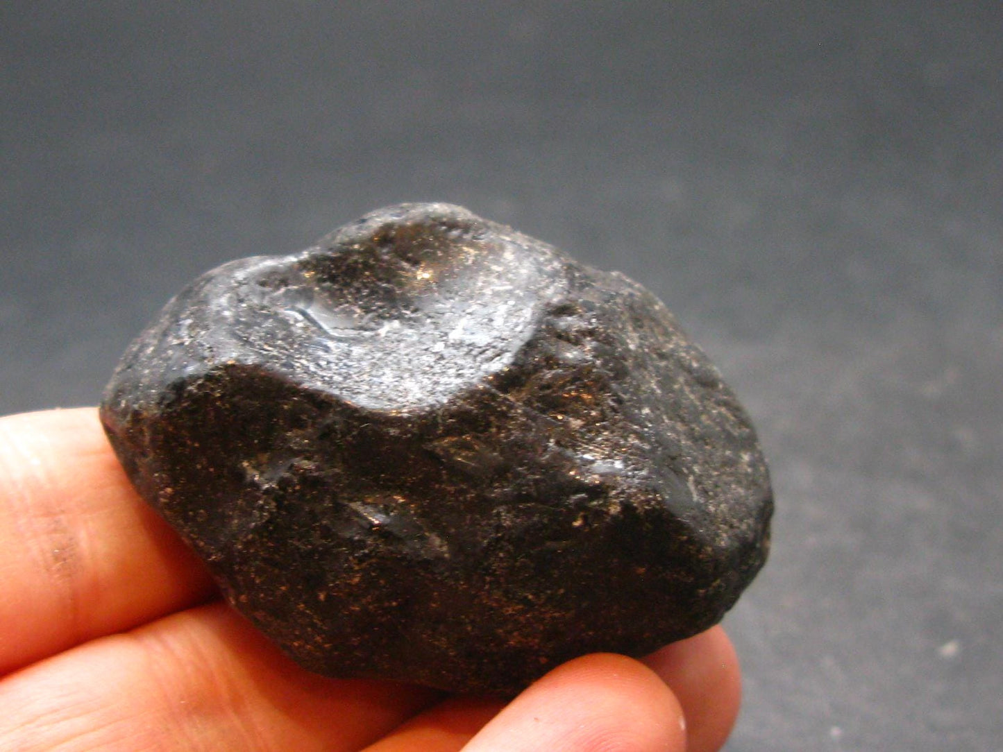 Apache Tear Obsidian Crystal From Mexico - 1.8" - 41.22 Grams