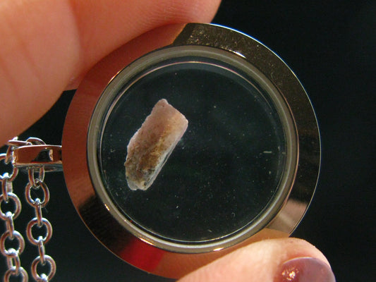 Rare Pink Tugtupite Bottle Pendant From Greenland - 1.0" - 13.63 Grams