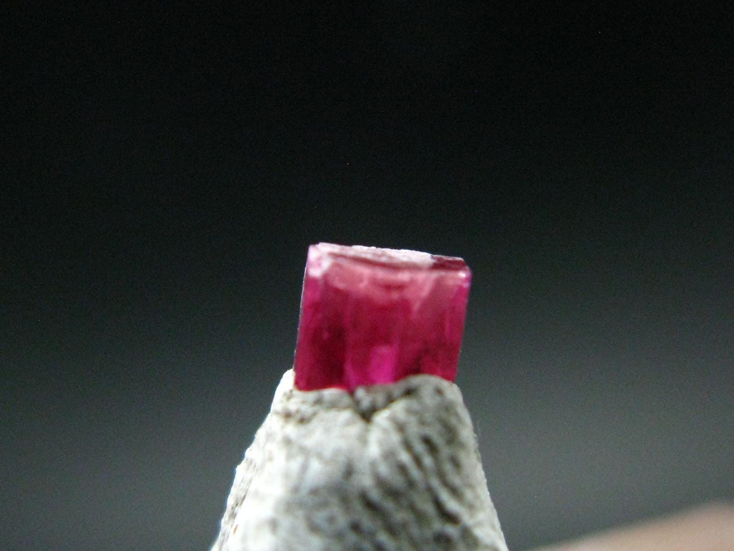Nice Rare Gem Bixbite Red Emerald Beryl Crystal From Utah USA - 0.26 Carats
