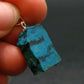 Fabulous Vivid Blue Chrysocolla Chrysocola Silver Pendant From Arizona, USA - 1.0" - 3.66 Grams