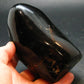 Rare Large Blue Amber Tumbled Piece Fluorescent From Indonesia - 4.0" - 213.25 Grams