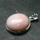 Pink Petalite Silver Pendant from Canada - 1.1" - 4.20 Grams