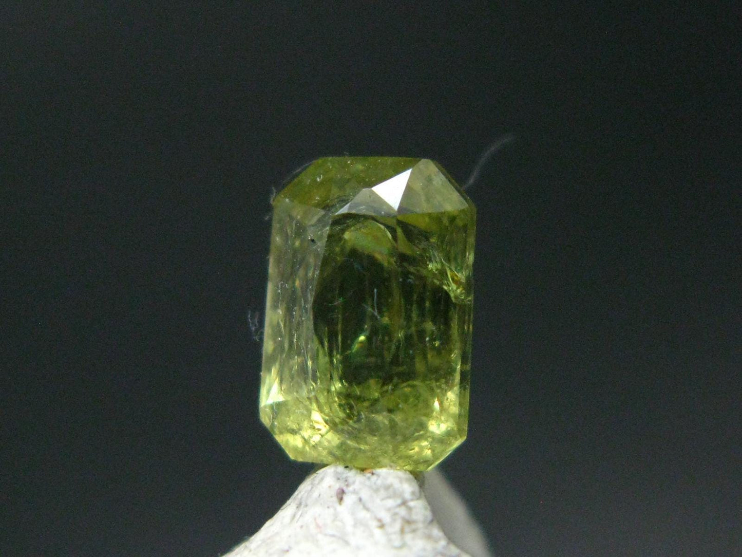 Rare Gem Vesuvianite Cut Stone from Canada - 1.60 Carats