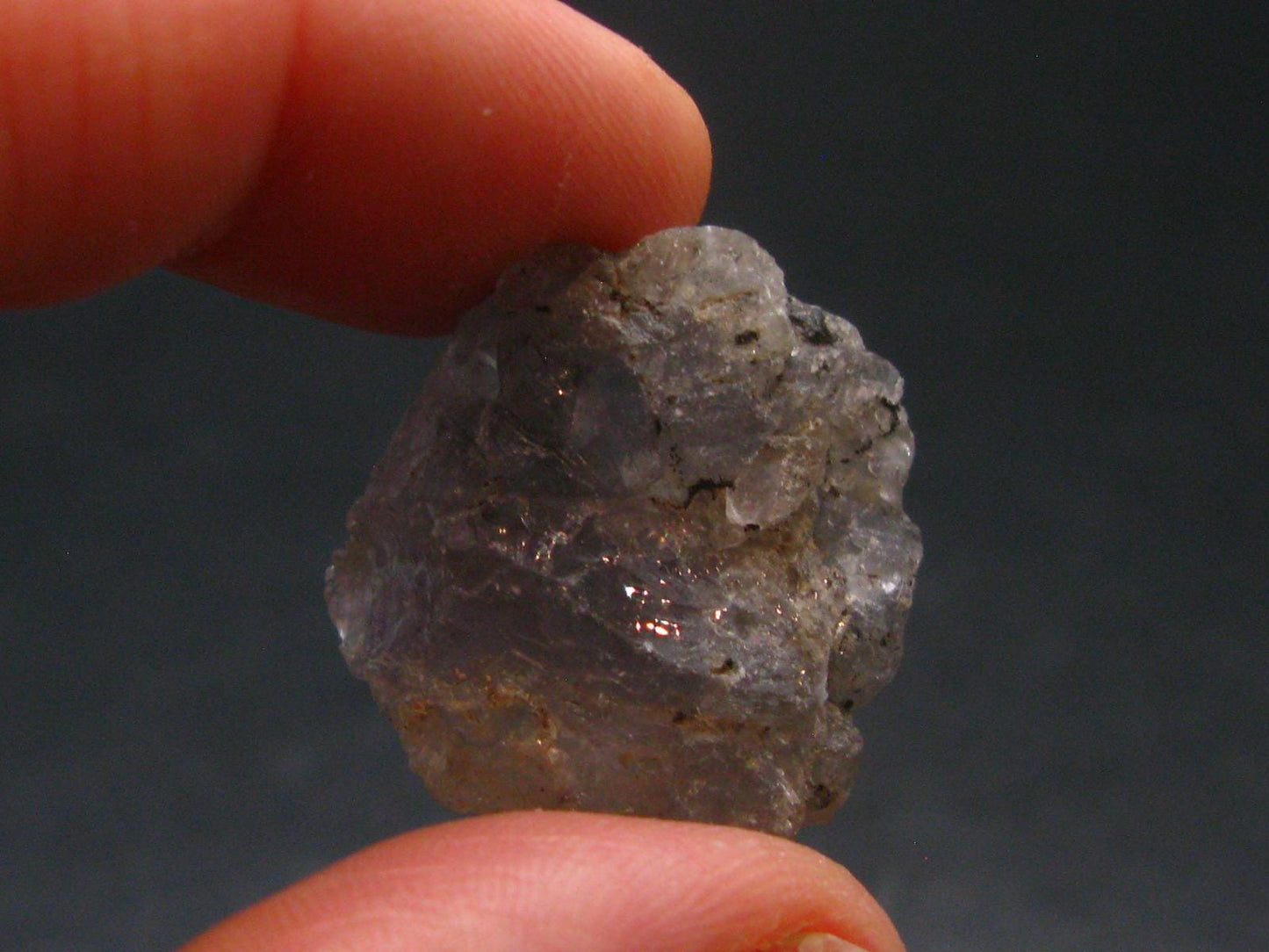 Rare Gray Herderite Crystal from Africa - 0.9" - 7.77 Grams