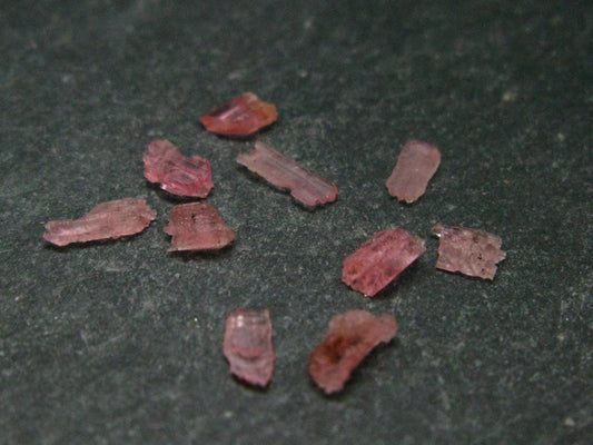 Lot of 10 Rare Gem Vayrynenite Crystals From Pakistan - 1.19 Carats