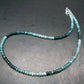 Extremely Rare Grandidierite Necklace From Madagascar - 17" - 5mm Rondelle Beads