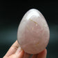 Star Rose Quartz Egg From Brazil - 2.9"