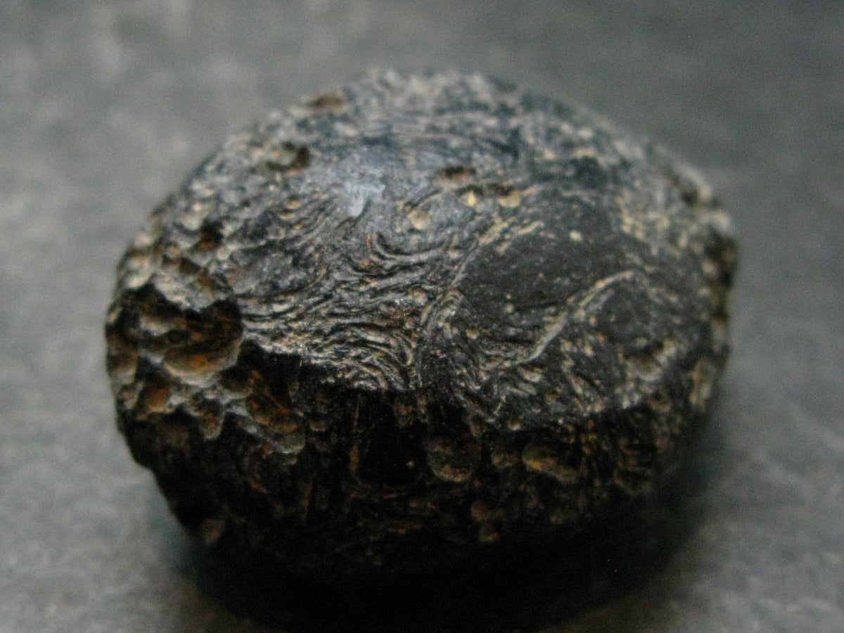 Rare Large Black Tibetan Tektite Raw Piece from Tibet - 1.6" - 33.31 Grams
