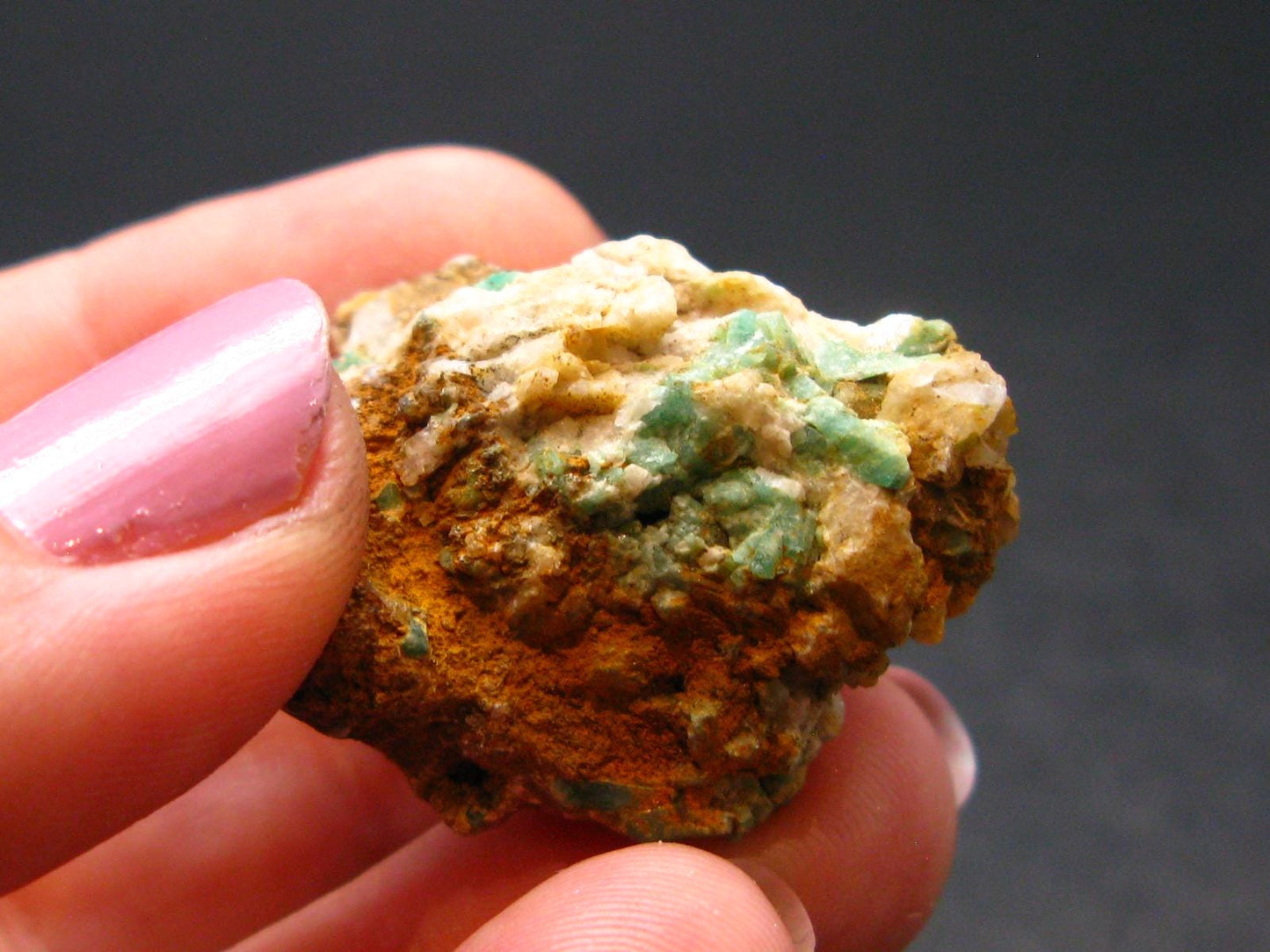 Emerald Beryl Cluster from Afghanistan - 1.1" - 9.60 Grams