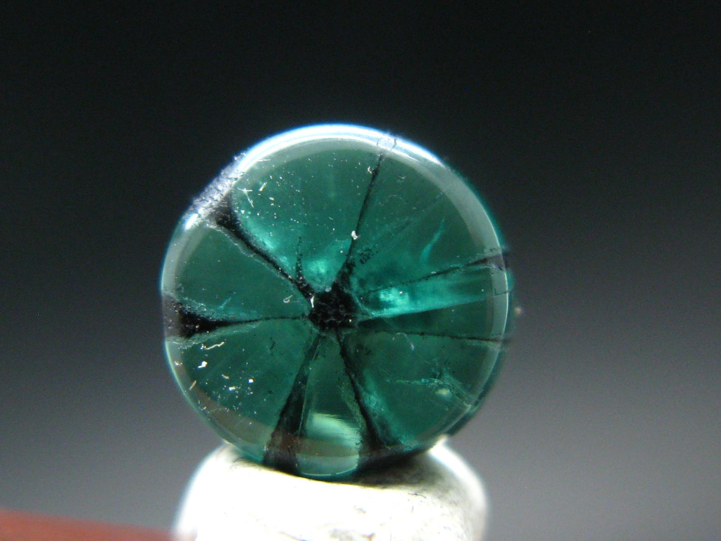 Beautiful Rare Gem Trapiche Emerald From Colombia - 1.97 Carats - 8x7.5mm