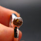 Fire Red Zincite Zinkite 925 Silver Ring from Poland - Size 6 - 1.61 Grams