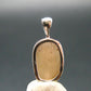 Phenakite Phenacite Crystal Silver Pendant From Brazil - 0.7" - 1.36 Grams