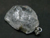 Aquamarine Crystal Silver Pendant From China - 1.2" - 4.34 Grams