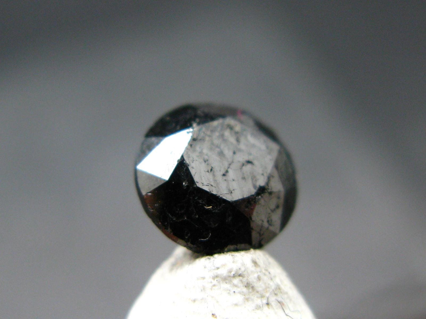 Rare Genuine Black Diamond Cut Stone From Congo - 1.52 Carats
