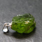 Peridot Olivine Pendant in SS From Arizona - 0.8" - 2.31 Grams