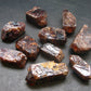 Lot of 10 Zircon Crystals From Tanzania - 47.8 Grams