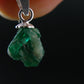 Gem Emerald Beryl Crystal Silver Pendant From Colombia - 3.0 Carats