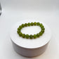 Natural Peridot Beaded Bracelet | August Birthstone, Healing Crystals