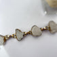 Raw Natural Phenakite (Phenacite) Crystal Bracelet in Sterling Silver - Weight 14.01 g