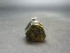 Nice Rare Terminated Epidote Crystal Silver Pendant From Peru - 0.8" - 6.31 Grams