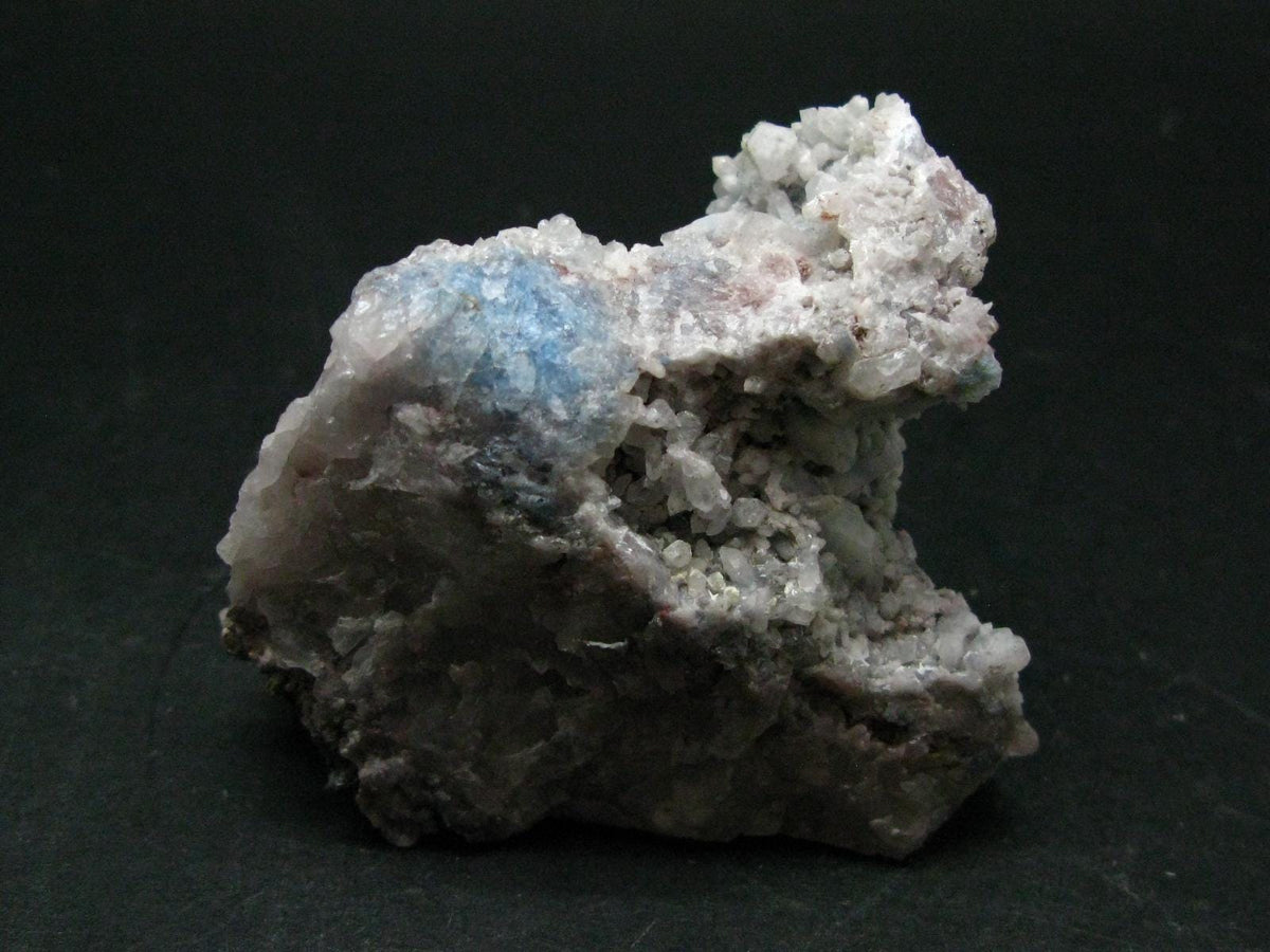 Papagoite In Quartz Cluster From South Africa - 2.7"
