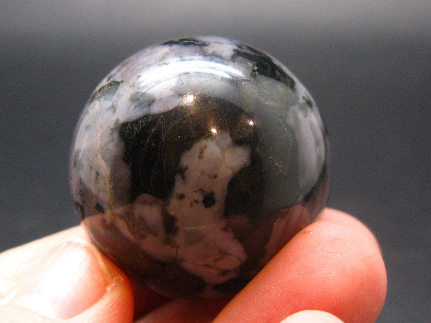 Mystic Merlinite Sphere From Indian Ocean - 1.3"