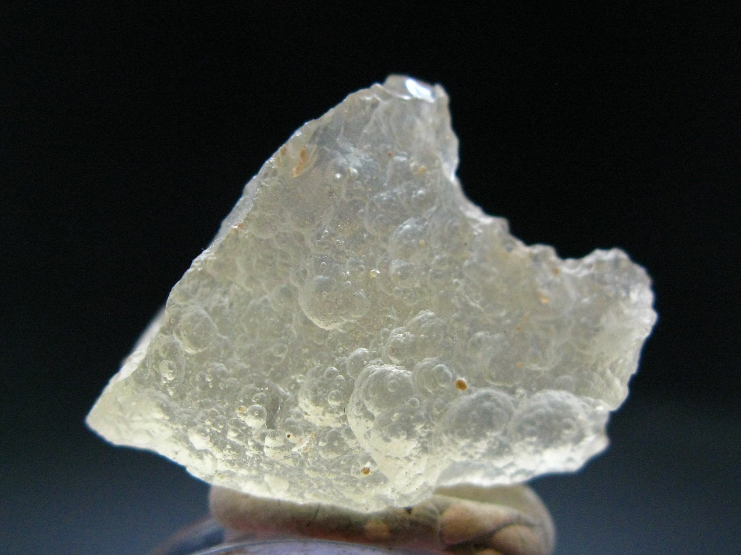 Nice Gem Libyan Tektite Glass From Libya - 7.74 Grams - 1.1"