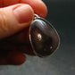 Rare Saffordite Cintamani Stone Pseudotektite Silver Plated Pendant from Indonesia- 5.11 Grams - 1.5"