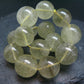 Libyan Tektite Glass Genuine Bracelet ~ 7.5 Inches ~ 16mm Round Beads