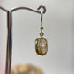 Natural Herderite Crystal Drop Earrings in Sterling Silver – Raw Herderite Jewelry - 2.84g