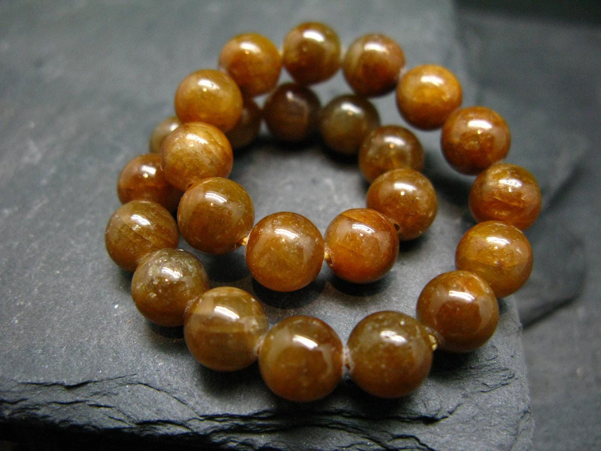 AAA Grade Gem Yellow Sapphire Genuine Bracelet ~ 7 Inches ~ 8mm Round Beads