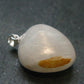 Very Rare White Cryolite 925 Silver Pendant from Greenland - 1.1" - 7.42 Grams