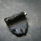 Tibetan Black Tektite Silver Pendant From Tibet - 1.1" - 4.08 Grams