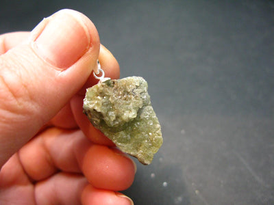 Adamite Silver Pendant From Mexico - 1.2" - 4.54 Grams