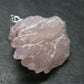 Symbol of Love and Beauty!! Natural Rose Quartz Pendant In 925 Silver From Brazil - 1.0" - 3.12 Grams