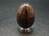 Chiastolite Variety of Andalusite Egg from China - 1.4"