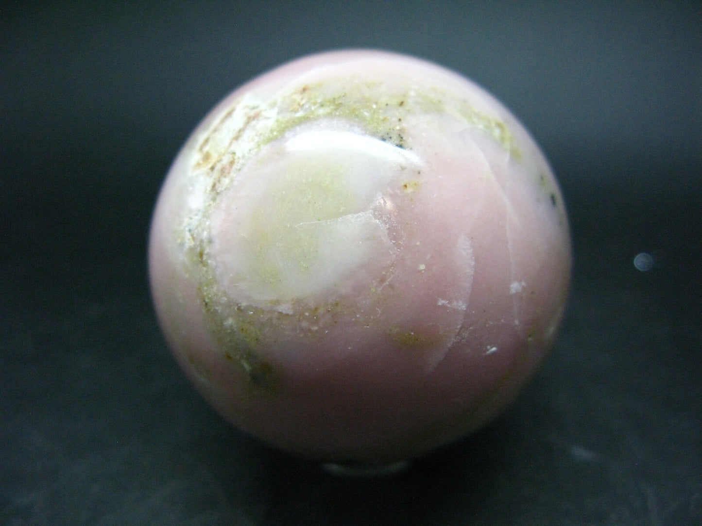 Rare Pink Opal Ball Sphere from Peru - 137.1 Grams - 1.9"