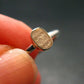 Muonionalusta Meteorite Sterling Silver Ring from Sweden - 1.42 Grams - Size 5