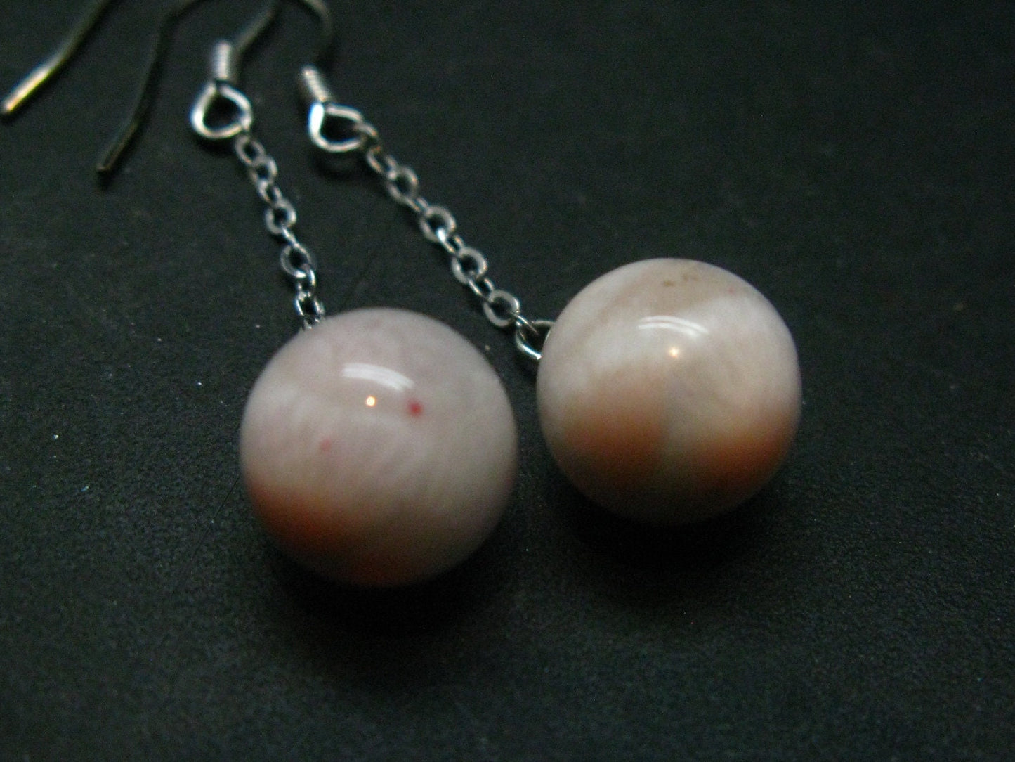 Natrolite Sterling Silver Earrings From Indonesia