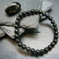Nuumite Nuummite Genuine Bracelet ~ 7 Inches ~ 6mm Round Beads