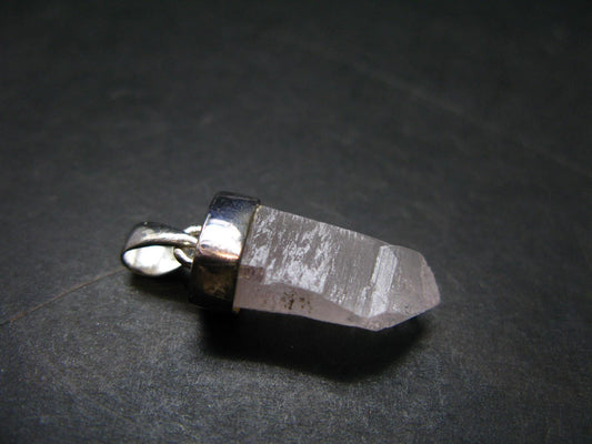 Vera Cruz Amethyst Silver Pendant From Mexico - 1.2" - 4.05 Grams