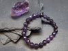 Amethyst Genuine Bracelet ~ 7 Inches ~ 8.5mm Facetted Beads