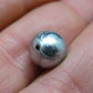 Muonionalusta Meteorite 10mm Round Bead from Sweden