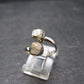 Phenakite Phenacite Crystal Silver Ring From Russia - Size 7 - 2.25 Grams