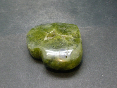 Unusual Green Prehnite Prenite Heart from Australia - 2.4"