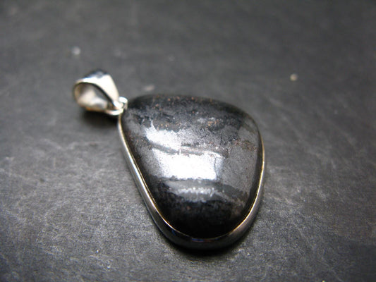 Rare ISUA Stone Silver Pendant From Greenland - 1.5" - 7.91 Grams
