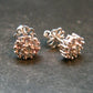 Alexandrite Gem Silver Stud Earrings From Russia - 2.55 Grams