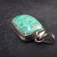 Rare Variscite Sterling Silver Pendant from Utah - 1.3" - 7.0 Grams